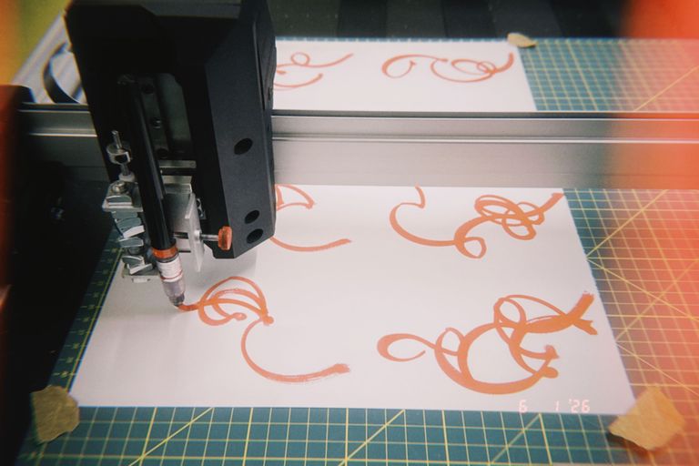 Artwork from project The Drawing Machine